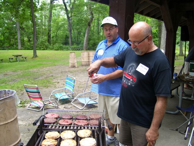 Brian and Larry grillin' it all great!